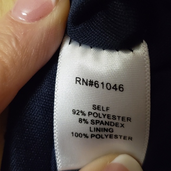 Vanity Navy Dress With Lace Overlay - XL - Picture 7 of 7